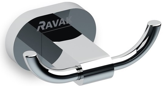 RAVAK CHROME CR 100.00 dvojháček na ručníky, chrom X07P186 Obrázek - Hlavní obrázek
