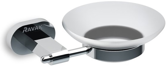 RAVAK CHROME CR 200.00 mýdlenka, nástěnná, sklo, chrom X07P187 Obrázek - Hlavní obrázek