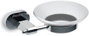 RAVAK CHROME CR 200.00 mýdlenka, nástěnná, sklo, chrom