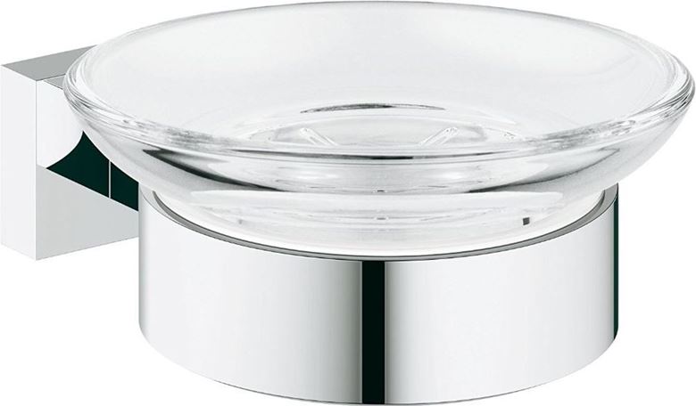 GROHE ESSENTIALS CUBE mýdlenka, nástěnná, sklo, chrom 40754001 Obrázek - Hlavní obrázek