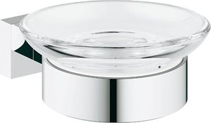 GROHE ESSENTIALS CUBE mýdlenka, nástěnná, sklo, chrom