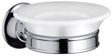 AXOR MONTREUX mýdlenka, nástěnná, porcelán, chrom