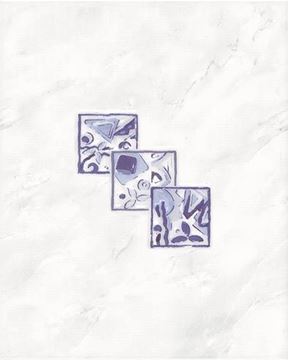 RAKO LUCIE dekor 20x25 cm, lesk, šedá