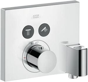 AXOR SHOWER SELECT podomítková termostatická baterie, pro 2 spotřebiče, s držákem hadice, chrom