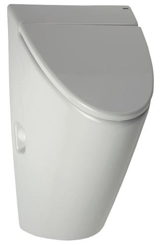 SANELA pisoár Arq s radarovým splachovačem, napájení z baterie, zadní přívod vody, Bluetooth ovládání SLP 32RB Obrázek - Hlavní obrázek