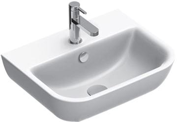 CONCEPT S umyvadlo 60 cm, s otvorem pro baterii a přepadem, Cataglaze
