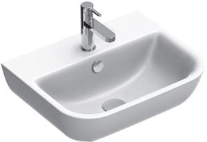 CONCEPT S umyvadlo 60 cm, s otvorem pro baterii a přepadem, Cataglaze