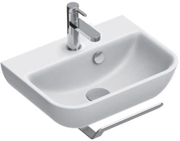 CONCEPT S umývátko 45 cm, s otvorem pro baterii a přepadem, Cataglaze