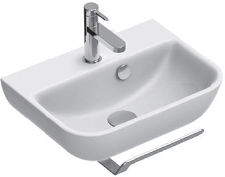 CONCEPT S umývátko 45 cm, s otvorem pro baterii a přepadem, Cataglaze 0720451001 Obrázek - Hlavní obrázek