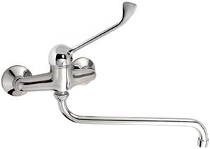 NOVASERVIS METALIA 55 dřezová nástěnná baterie, chrom