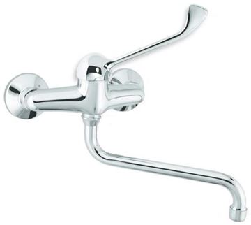 NOVASERVIS METALIA 55 dřezová nástěnná baterie, chrom