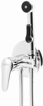 EASY PLUS NEON bidetová podomítková baterie, se sprškou, s tělesem, chrom