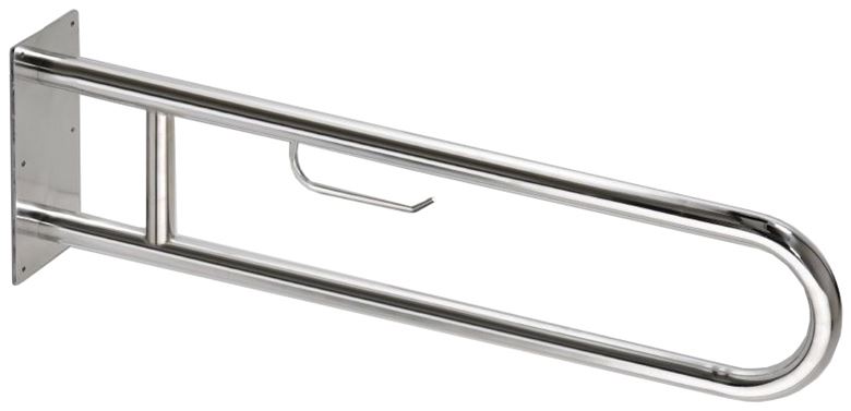 AZP BRNO REHA madlo 900 mm, s držákem toaletního papíru, broušená nerez R1054503TP Obrázek - Hlavní obrázek