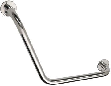 AZP BRNO REHA madlo 400x400 mm, pravé i levé, broušená nerez
