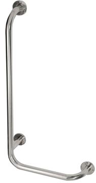 AZP BRNO REHA madlo 406x813 mm, levé, lesklá nerez