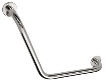 AZP BRNO REHA madlo 400x400 mm, pravé i levé, broušená nerez
