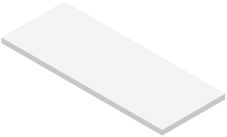 CONCEPT JIKA deska pod umyvadlo 80x47x5,2 cm, bílá H46P9910105001 Obrázek - Hlavní obrázek