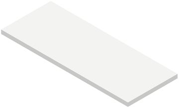 CONCEPT JIKA deska pod umyvadlo 100x47x5,2 cm, bílá