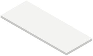 CONCEPT JIKA deska pod umyvadlo 100x47x5,2 cm, bílá