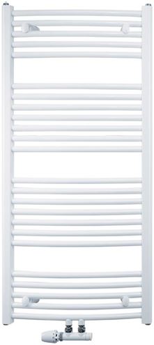 KORADO KORALUX RONDO COMFORT - M koupelnový radiátor 700/450, spodní středové připojení, bílá RAL9016 KRT-070045-00M10 Obrázek - Hlavní obrázek