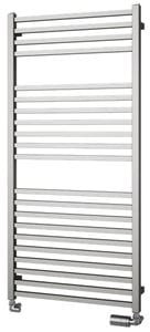 ISAN MELODY QUADRAT INOX koupelnový radiátor 1255/600, topná tyč s regulátorem, nerez