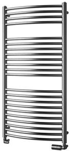 ISAN MELODY SILLA RADIUS INOX koupelnový radiátor 1765/600, klasické připojení, nerez