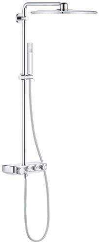 GROHE EUPHORIA SMARTCONTROL SYSTEM 310 CUBE DUO sprchový set s termostatickou baterií, horní sprcha se 2 proudy, ruční sprcha, tyč, hadice, chrom 26508000 Obrázek - Hlavní obrázek
