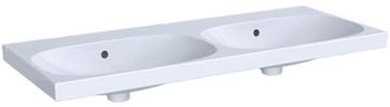 GEBERIT ACANTO dvojumyvadlo 120 cm, s přepadem, KeraTec