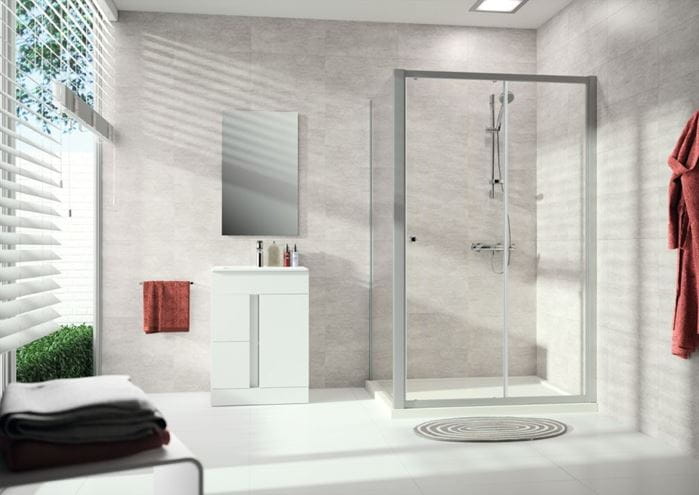 CONCEPT 100 boční stěna 90x190 cm, bílá/čiré sklo PTA20505.055.322 Obrázek - fotka