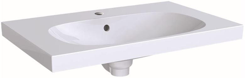 GEBERIT ACANTO umyvadlo 75 cm, s otvorem pro baterii a přepadem, KeraTect 500.622.01.8 Obrázek - Hlavní obrázek