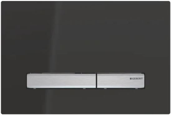GEBERIT SIGMA 50 ovládací tlačítko pro dvě splachování, zinek/plast, chrom/černá 115.788.DW.2 Obrázek - Hlavní obrázek