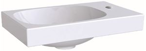 GEBERIT ACANTO umývátko 40 cm, s otvorem pro baterii vpravo, bez přepadu, KeraTect