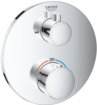 GROHE GROHTHERM vanová podomítková termostatická baterie, pro 2 spotřebiče, chrom
