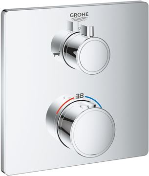 GROHE GROHTHERM vanová podomítková termostatická baterie, pro 2 spotřebiče, chrom