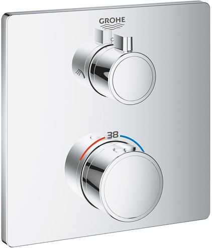 GROHE GROHTHERM podomítková termostatická baterie, pro 2 spotřebiče, chrom 24079000 Obrázek - Hlavní obrázek