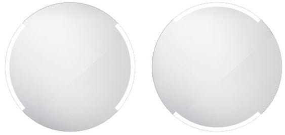 NIMCO ZP 16000 zrcadlo 60 cm, reverzibilní, s osvětlením ZP 16000R Obrázek - Hlavní obrázek