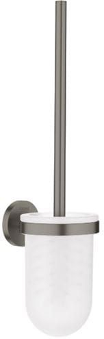 GROHE ESSENTIALS WC štětka, nástěnná, sklo, kartáčovaný hard graphite 40374AL1 Obrázek - Hlavní obrázek