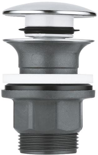 GROHE umyvadlová výpust, click-clack, s přepadem, chrom 40824000 Obrázek - Hlavní obrázek