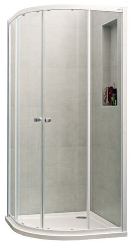 CONCEPT 100 sprchový kout 80x80 cm, R500, posuvné dveře, stříbrná pololesklá/sklo čiré PTA21601.069.322 Obrázek - Hlavní obrázek