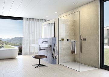 HÜPPE SELECT+ stěna walk-in 140x200 cm, Black Edition/čiré sklo SL0106.123.322 Obrázek - fotka