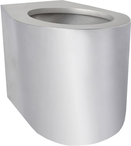 AZP BRNO stacionární WC, spodní odpad, nerez BSNZ 02 Obrázek - Hlavní obrázek