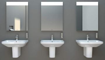 DURAVIT DURASTYLE polosloup pro umyvadlo 0858300000 Obrázek - fotka