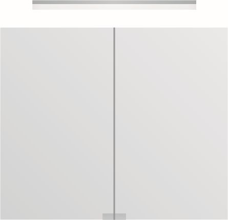 TIMERA GASPRA HSGV zrcadlová skříňka vestavná 80x74,7x15 cm, osvětlení, s vypínačem a el. zásuvkou, hliník, stříbrná HSGV 0677 0800.301 Obrázek - Hlavní obrázek