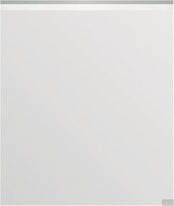 TIMERA SENTA HSSN zrcadlová skříňka 60x70,7x21,7 cm, osvětlení, s vypínačem a el. zásuvkou, panty vlevo, hliník, stříbrná