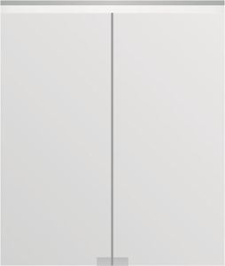 TIMERA SENTA HSSN zrcadlová skříňka 60x70,7x21,7 cm, osvětlení, s vypínačem a el. zásuvkou, hliník, stříbrná