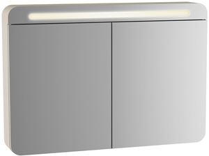 VITRA SENTO zrcadlová skříňka 100x70x15 cm, osvětlení, s vypínačem, matt anthracite