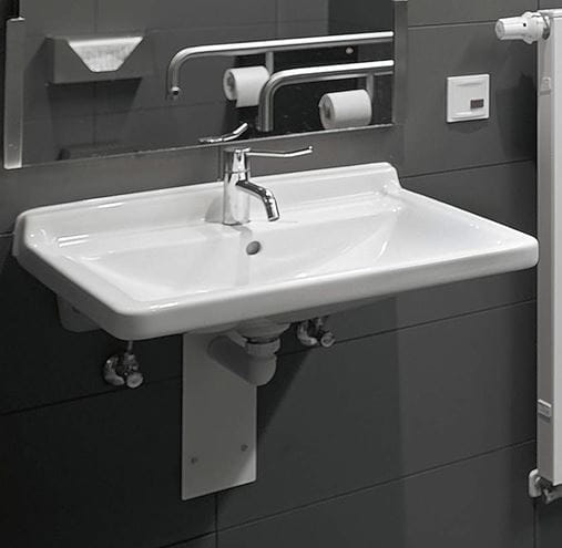DURAVIT STARCK 3 bezbariérové umyvadlo 70 cm, s otvorem pro baterii a přepadem 0309700000 Obrázek - fotka