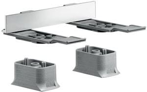 AXOR UNIVERSAL SOFTSQUARE sada pro montáž doplňků na lištu, chrom