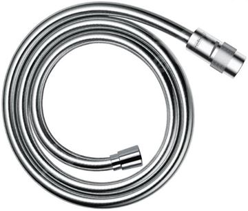 HANSGROHE ISIFLEX sprchová hadice 1600 mm, hladká, s ochranou proti překroucení a zlomení, s regulací průtoku, plast, chrom