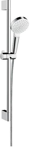HANSGROHE CROMETTA 1JET sprchová souprava 3-dílná, ruční sprcha pr. 100 mm, tyč, hadice, bílá/chrom 26533400 Obrázek - Hlavní obrázek